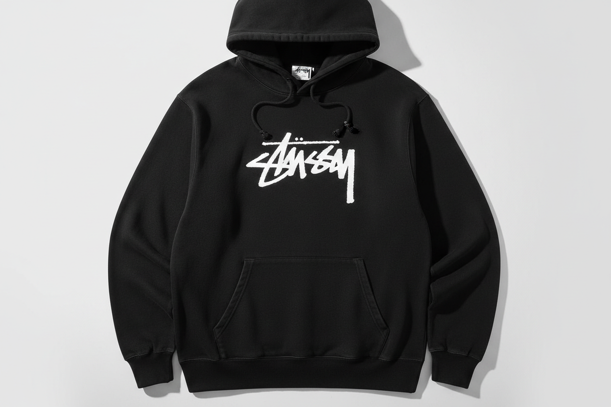 Czarna bluza męska Stussy
