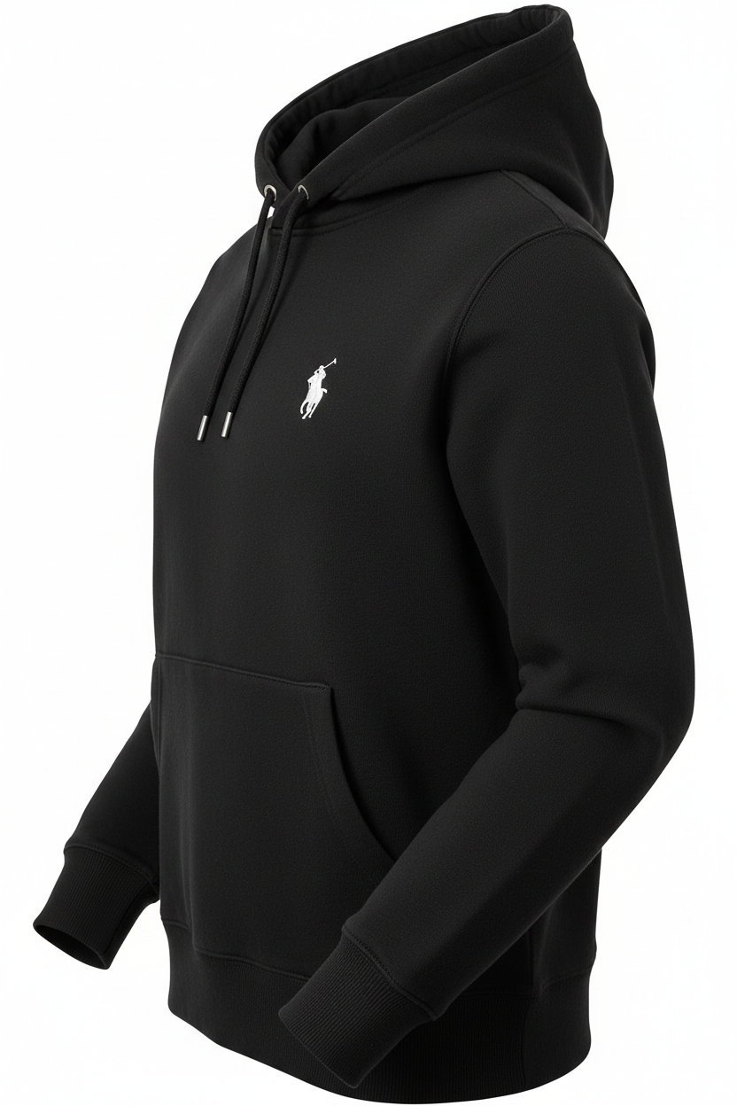 Czarna bluza Polo Ralph Lauren - bok