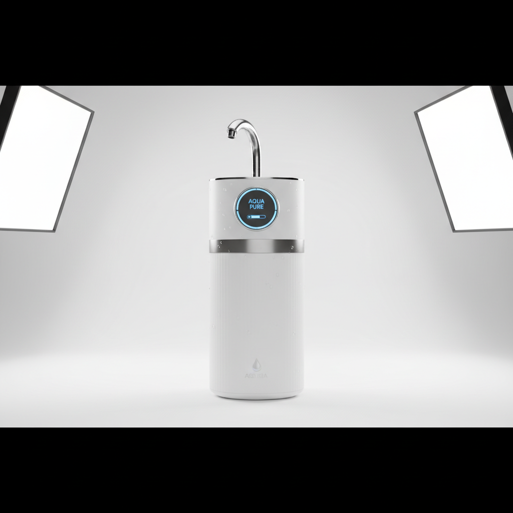 Filtr do wody - widok frontalny