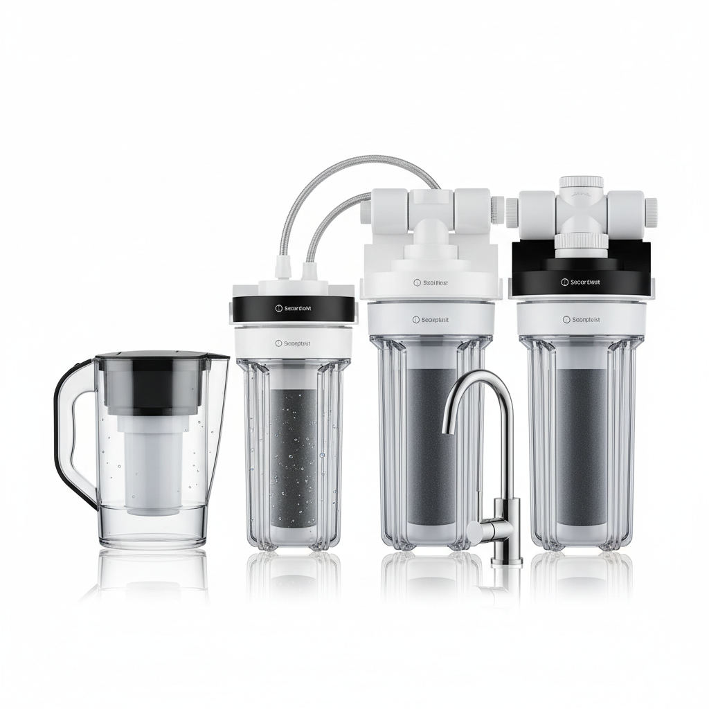 Filtry do wody - profesjonalna fotografia produktowa